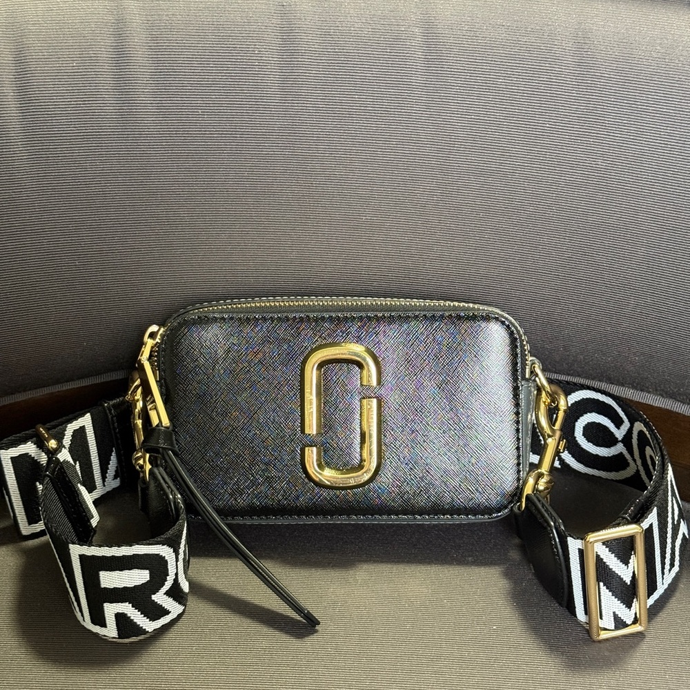 Marc Jacobs Black Crossbody Camera Bag